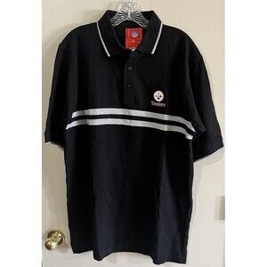Pittsburgh Steelers NFL Men’s Short Sleeve Polo Shirt Size Medium